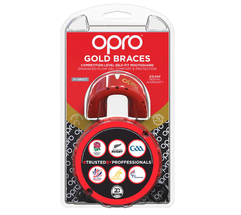 Opro Gold Level Mouthguard for Braces