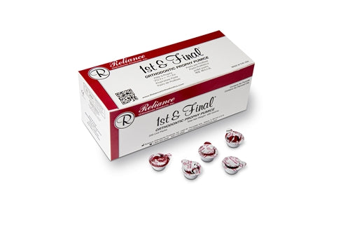 1st and Final Orthodontic Prophy Pumice Individual Capsules