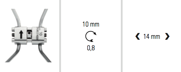 Rapid Palatal Expander Anatomic Type 'S' 10mm