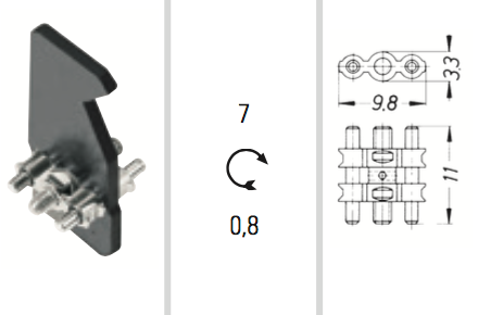 Expansion Screw for Upper Jaw 7mm