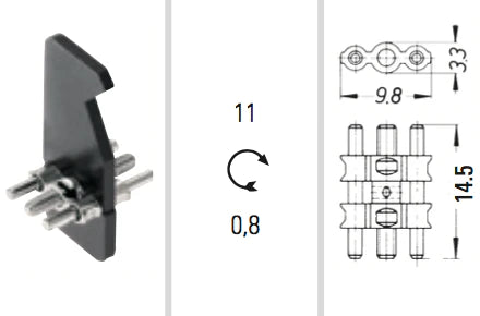 Expansion Screw for Upper Jaw 11mm