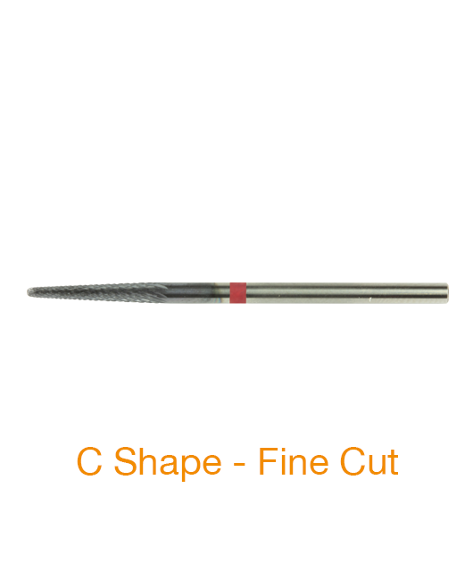 C Shape Fine Cut Atomium Coated Metal Burs