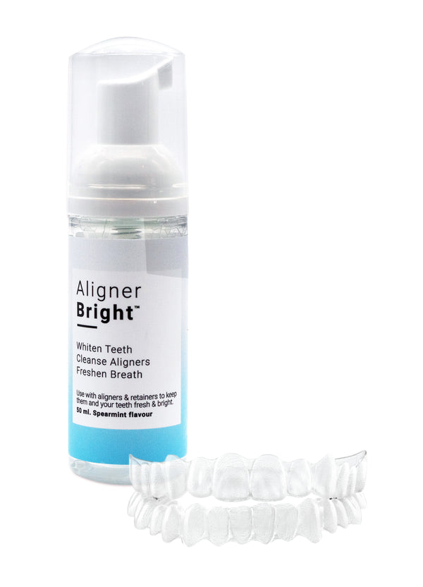 Aligner Bright: Teeth Whitening and Aligner Cleaning Foam - Orthodontic ...