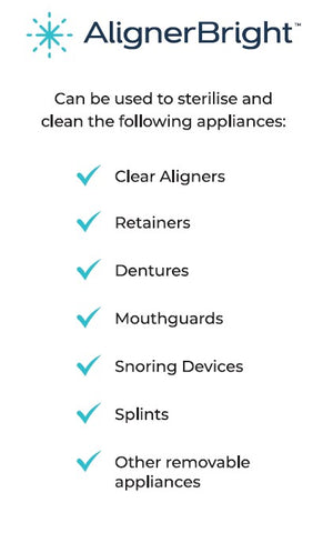 List  of Appliances Aligner Bright can be used to clean