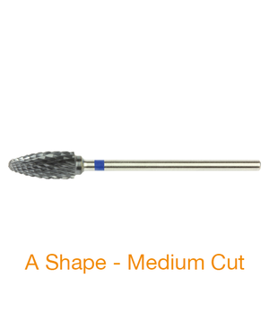 A Shape Medium Cut Atomium Coated Metal Burs